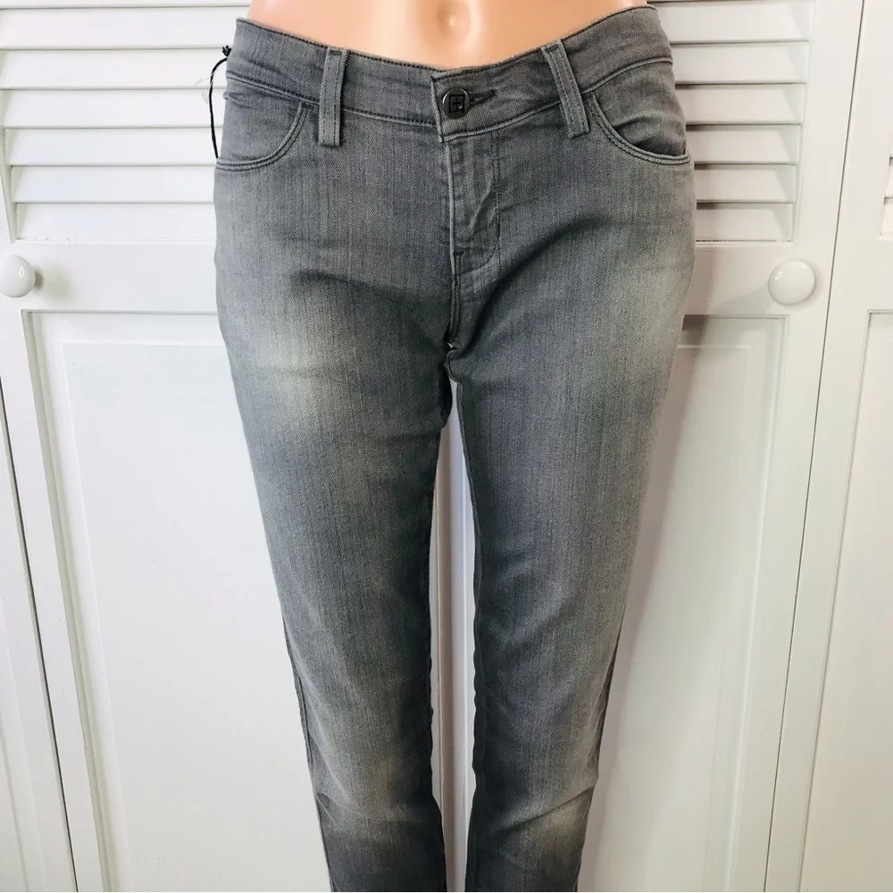 Price is firm New KSUBI Roadie Gray Super Skinny Zip Jeans Size 29